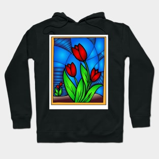 Stained Glass 19 (Style:44) Hoodie